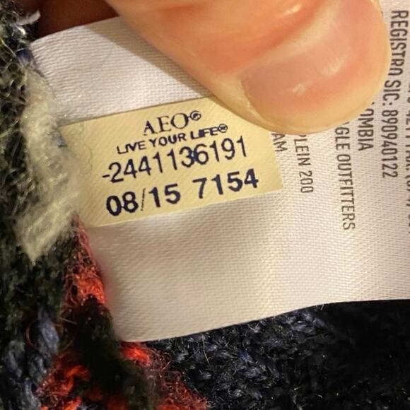 American Eagle Outfitters Womens Knit Sweater Holiday Size Medium Christmas - Picture 3 of 6